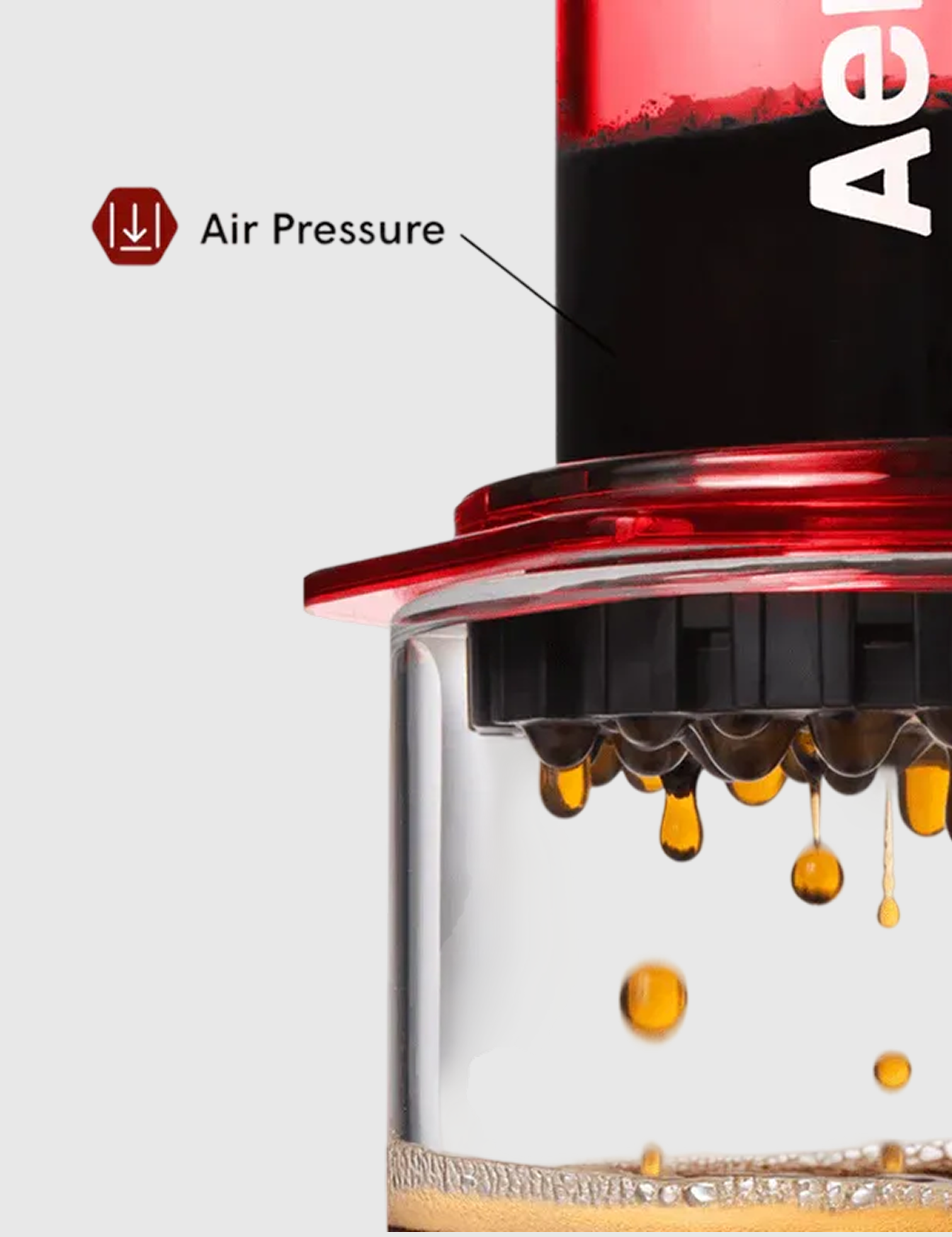 Aeropress Red Coffee Maker