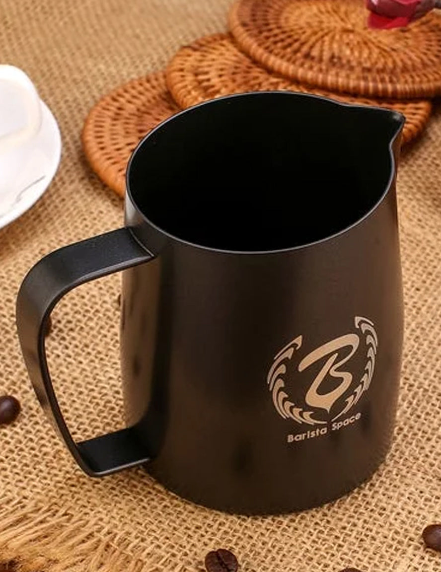 Barista Space Sandy Black Milk Pitcher 350ml