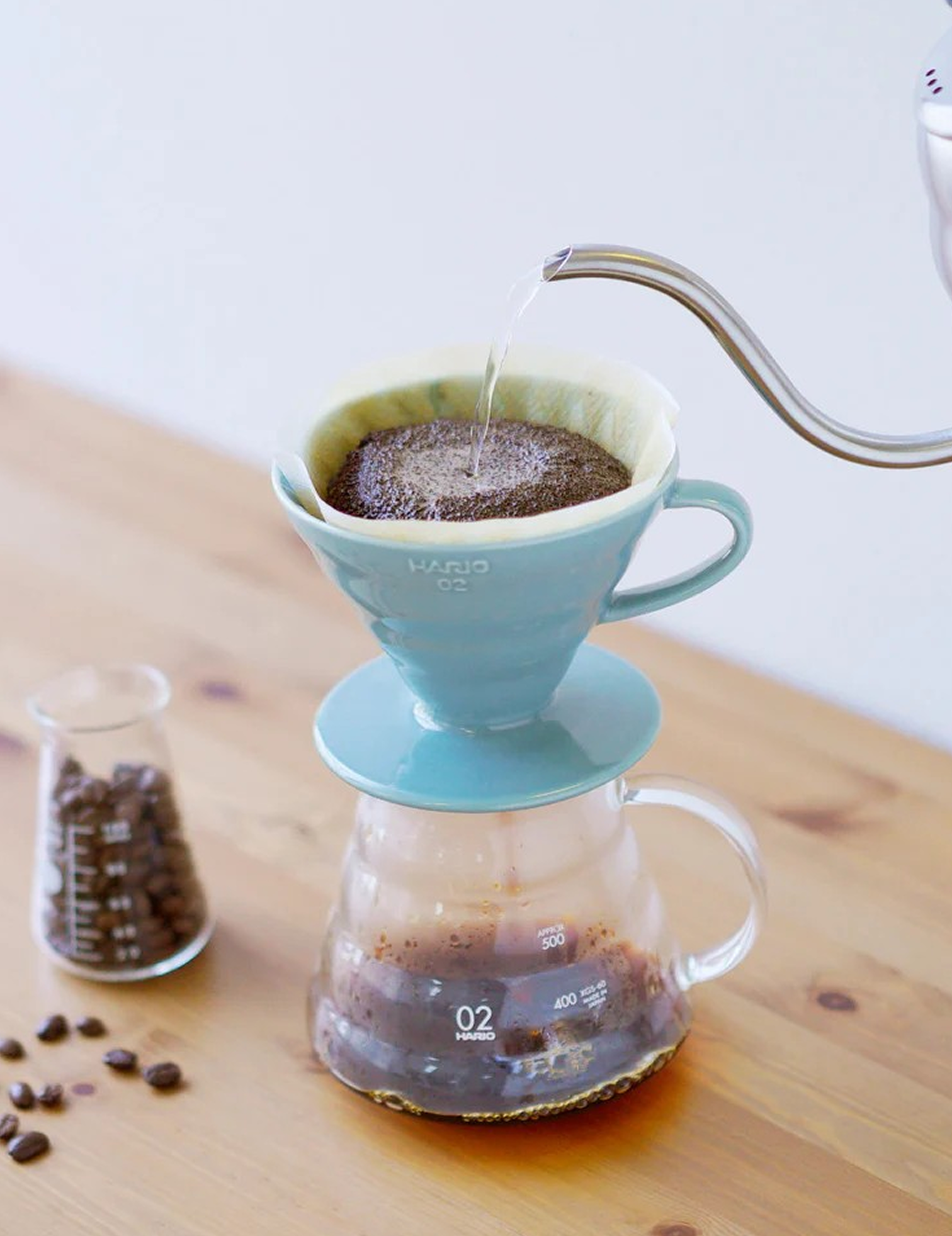 Hario V60 Coffee Dripper 02 Ceramic Blue